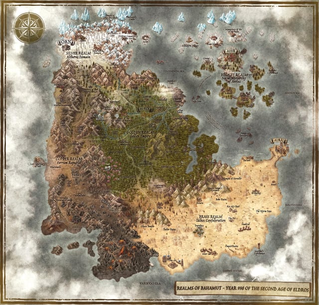 Enderal's title screen.