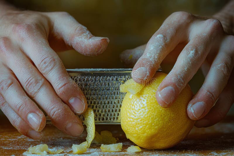 A glass jar filled with orange peels and vinegar sits infusing in a dimly lit pantry.