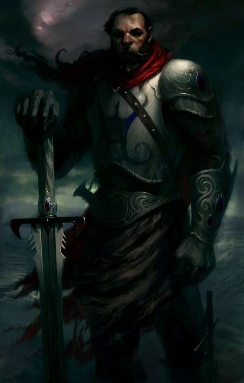 A portrait of Phil Spencer, looking somewhat stern, leaning forward slightly. The background should be blurred and suggest a modern corporate environment with glass walls and minimalist decor. Lighting should be cool and professional.