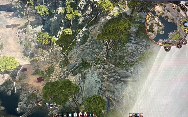 The visual beauty of the Emerald Grove in Baldur's Gate 3, highlighting the lush foliage, detailed architecture, and atmospheric lighting.