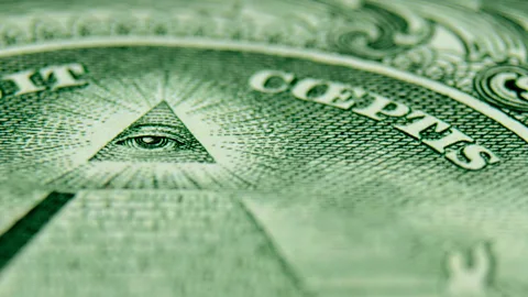 Masonic tracing board featuring the All-Seeing Eye