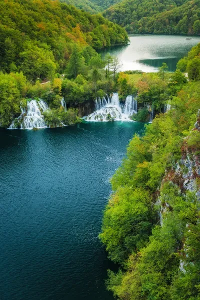 Plitvice Lakes National Park aerial view