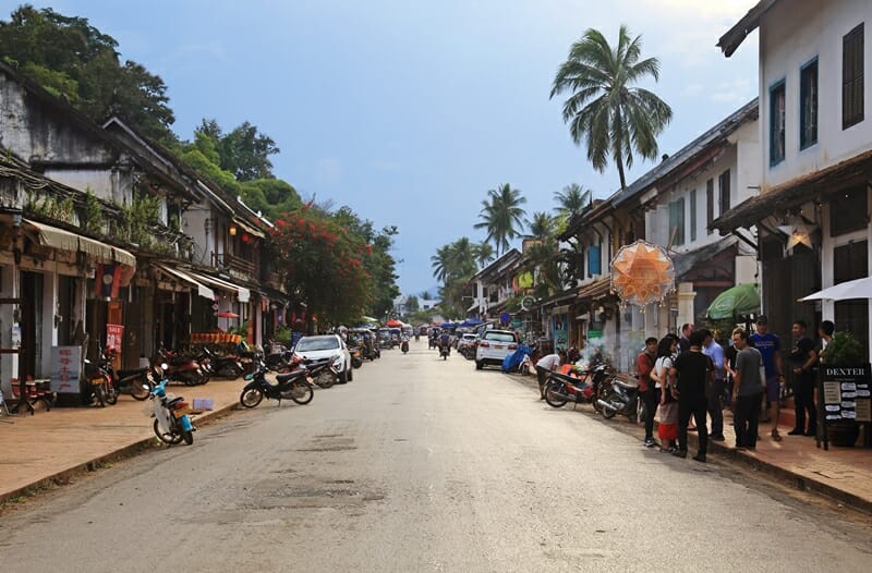 A view of Luang Prabang old town