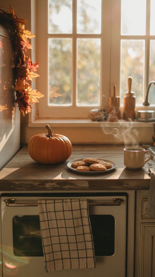 Fall kitchen decor