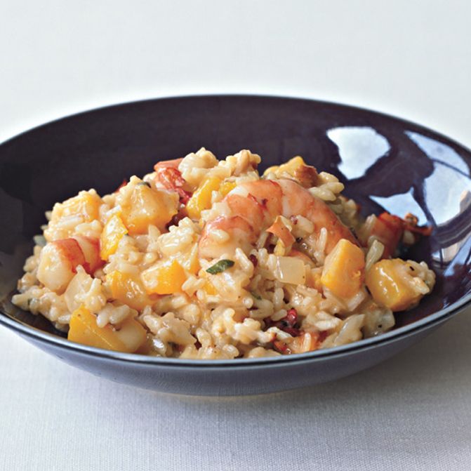 Creamy Roasted Butternut Squash and Sage Risott...