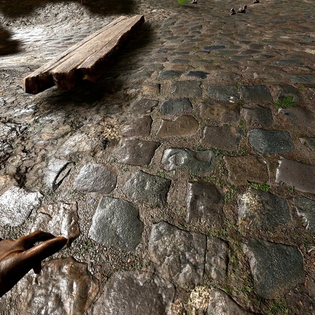 An in-game screenshot from Baldur's Gate 3, showcasing the vast open world and detailed environment