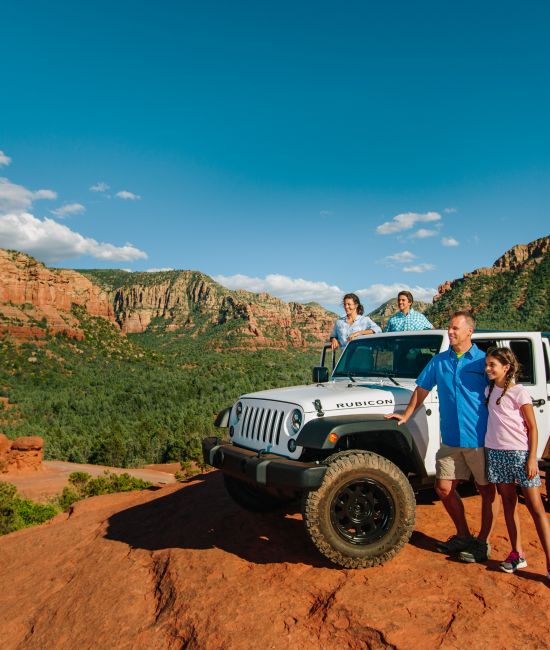 The iconic red rocks and desert landscape of Sedona, Arizona