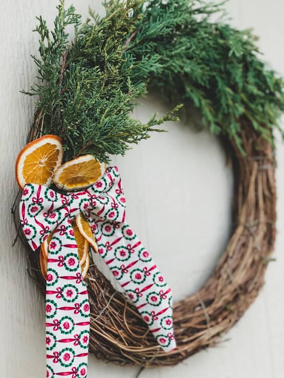 Dried Orange Wreath