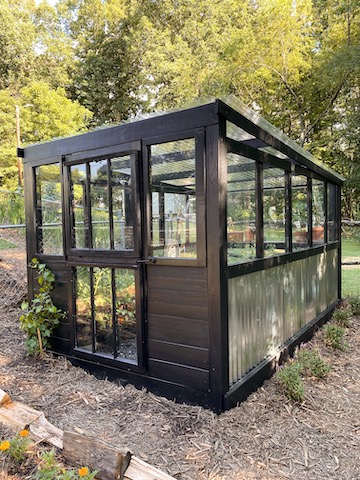 Upcycled Greenhouse Side