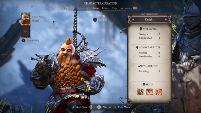 Volition Skill Check