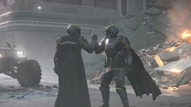 Vibrant character art from Hi-Fi Rush