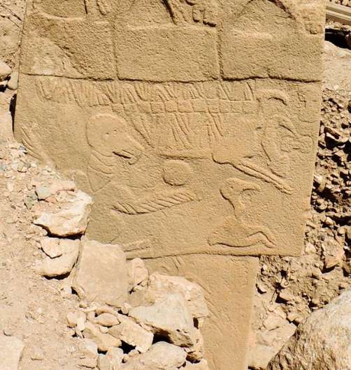 Close-up view of the Saqqara Bird's tail section, highlighting the slot that some believe was intended for a horizontal stabilizer.