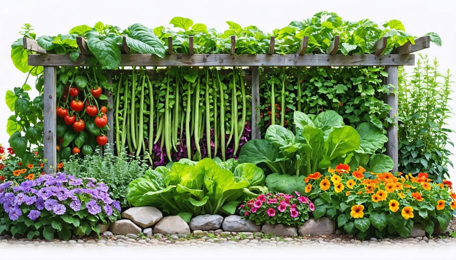 bountiful salad harvest