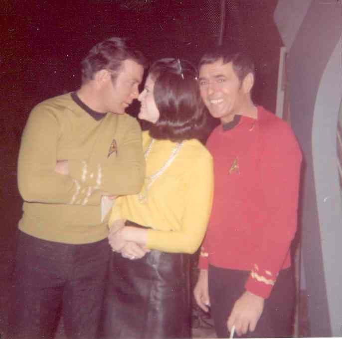 The USS Enterprise soaring through space