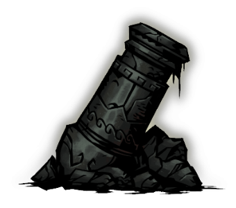 The player managing their inventory and resources in a dimly lit camp, emphasizing the mod's scarcity and resource management aspects, with limited supplies.