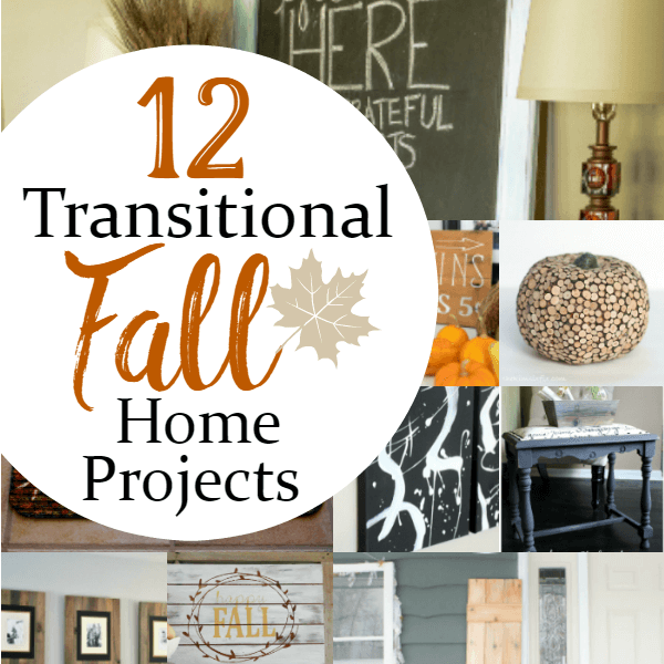 A collection of transitional fall projects showcased on a table, including candles, pumpkins, and other decorative elements that blend summer and autumn aesthetics.