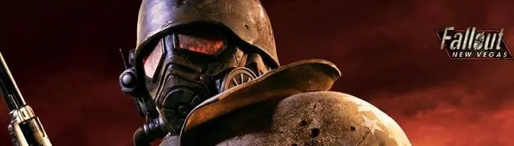 Comparison image showing the vanilla Fallout: New Vegas UI next to the Project Nevada UI, highlighting the improved information display and enhanced user control within the confines of a dimly lit vault.