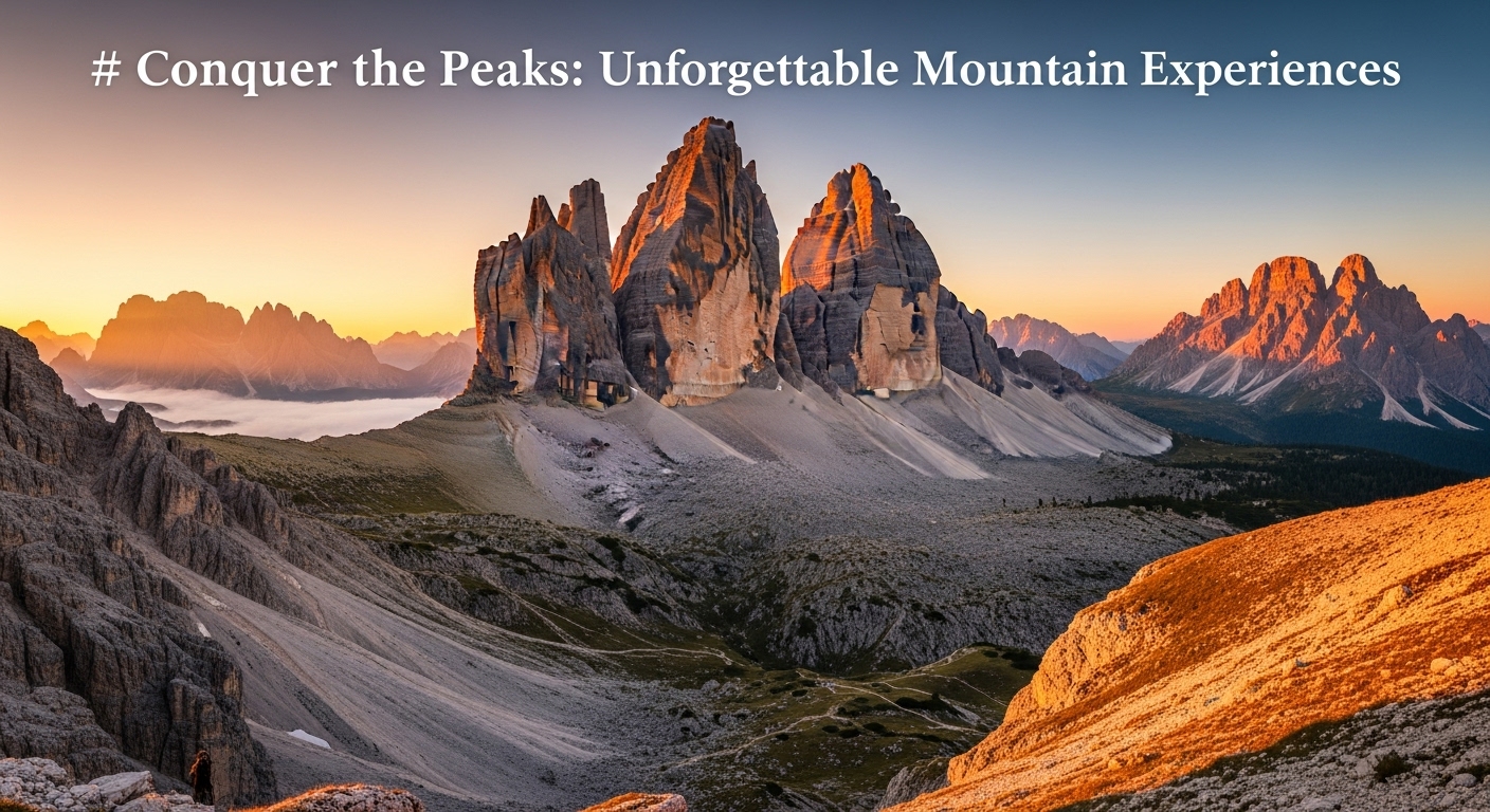 # Conquer the Peaks: Unforgettable Mountain Experi...