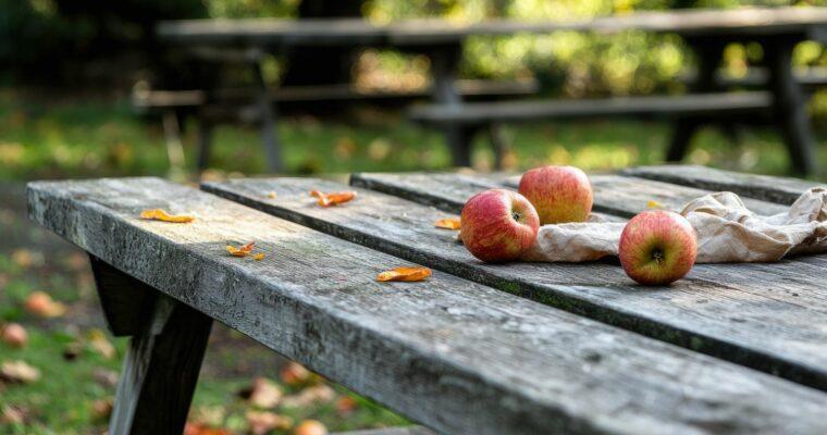Fruit peels left