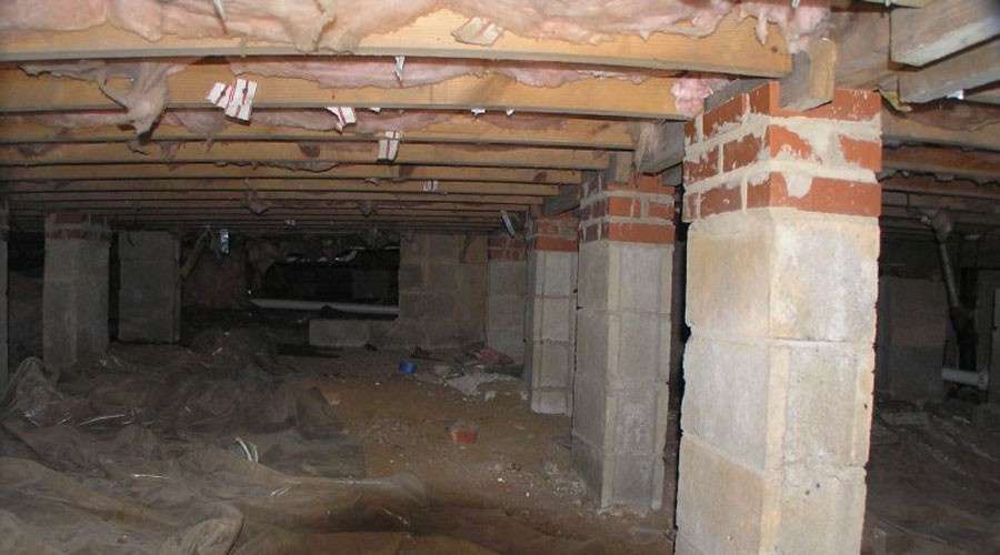 Insulation sealing with house wrap