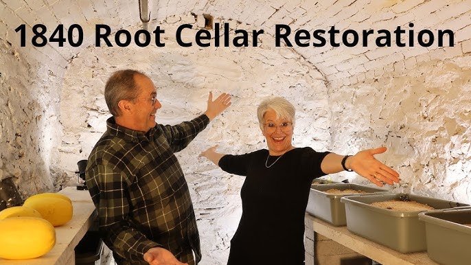 Root cellar construction in progress