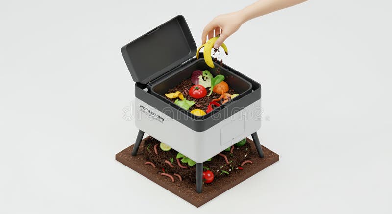 worm food apple cores vegetable scraps coffee grounds