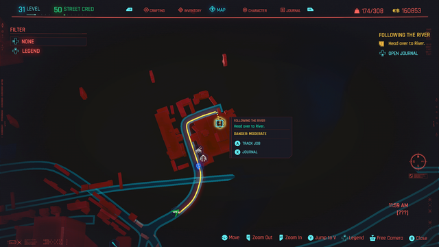 River looking determined to expose the corruption