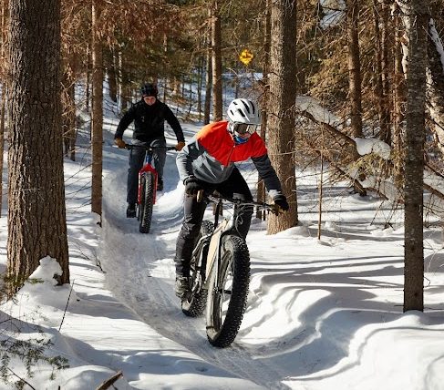 # Uncommon Winter Thrills: Fat Bikes, Frozen River...