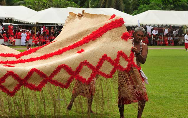 Samoan fine mat weaving tradition