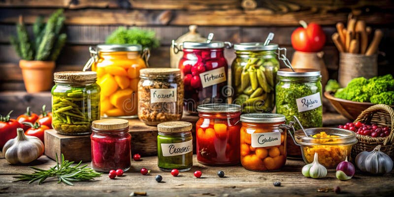 Colorful Harvest Homemade Pickles