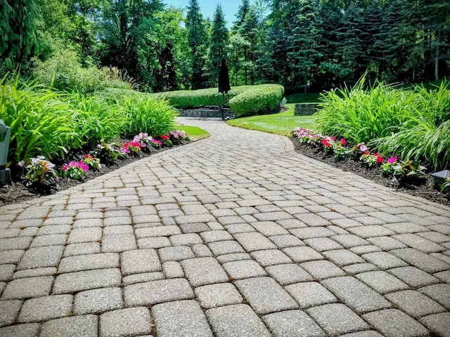 A beautifully landscaped home with smart water-conservation techniques
