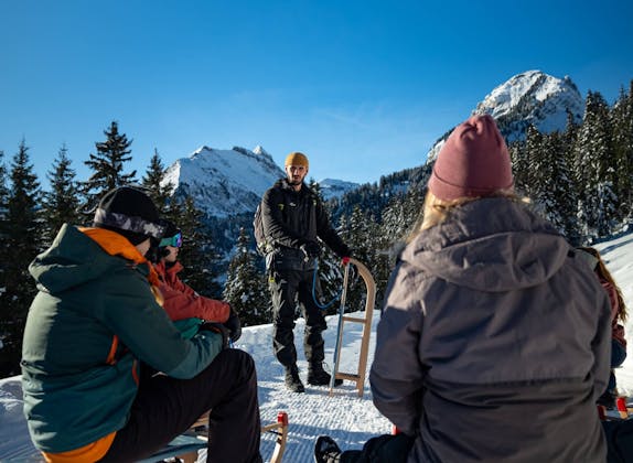 A snowy mountain range in the Swiss Alps, showcasing the vastness and beauty of the landscape