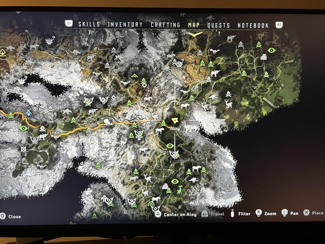 Aerial View of Efficient Outpost Layout