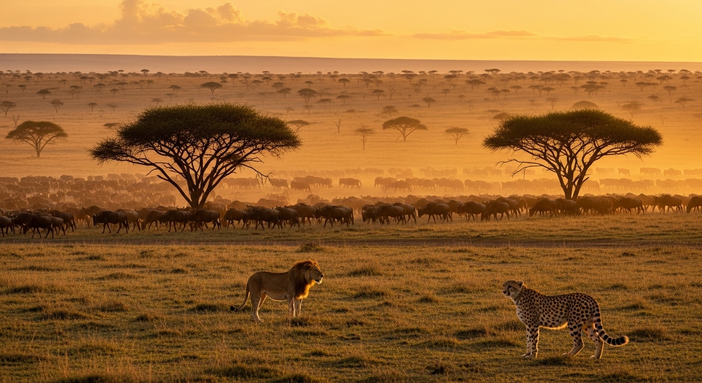 ## Golden Light and Endless Plains: A Luxury Safar...