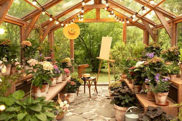Cozy Garden Glass Vintage Greenhouse