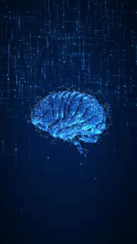 Nighttime photo of kayakers using AI-powered sensors in a bioluminescent bay, capturing the glow and data displays