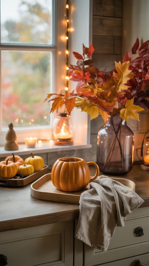Fall kitchen decor