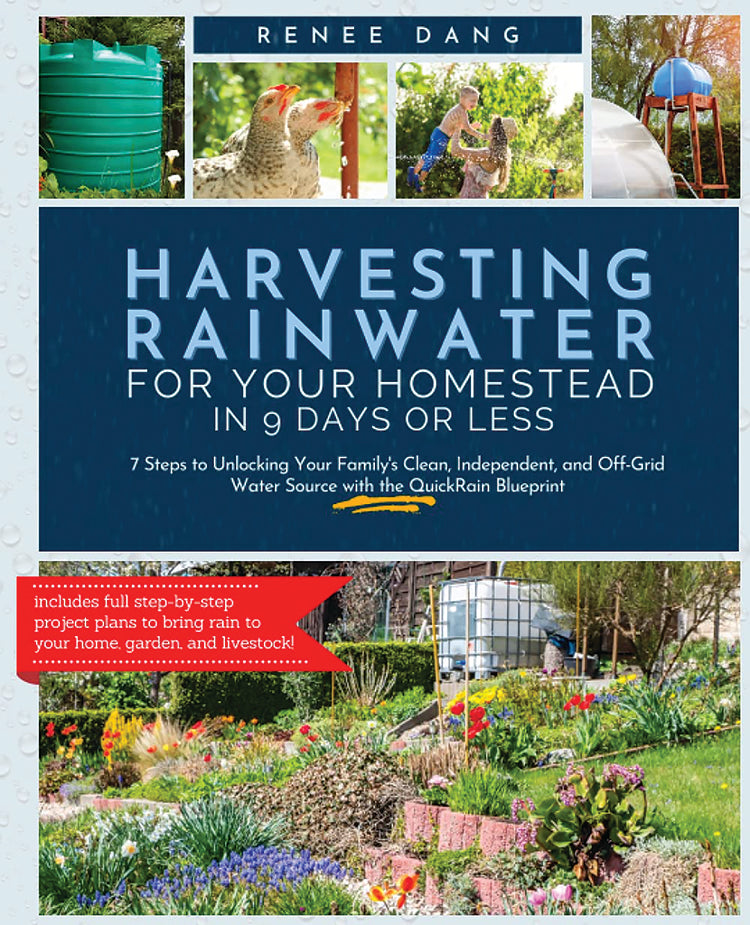 Hand drawn sketch rainwater harvesting system