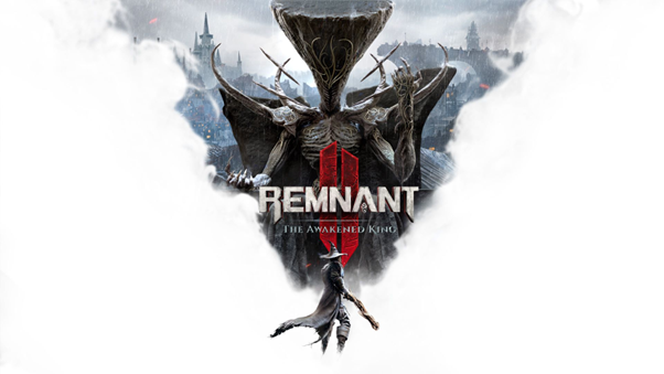 Screenshot showcasing the Handler Archetype commanding its companion dog in the eerie, decaying cityscape of N'Erud; emphasize the companion's loyalty and the environment's desolation.