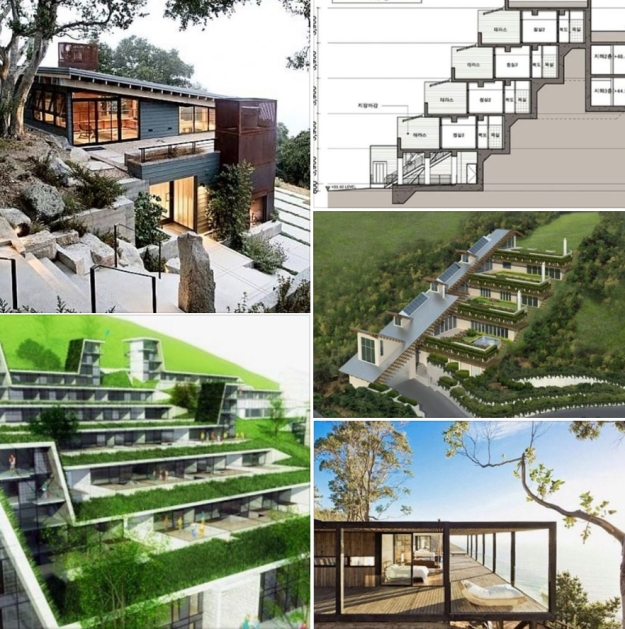 living off grid building terraced homes on a slope cover
