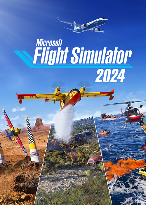 Side shot of a gamer using the entire flight simulator setup