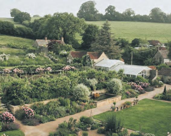 hand drawn cottage garden plan notebook