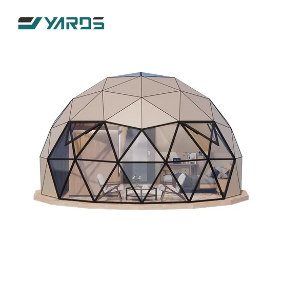 Winter Glamping in a Geodesic Dome