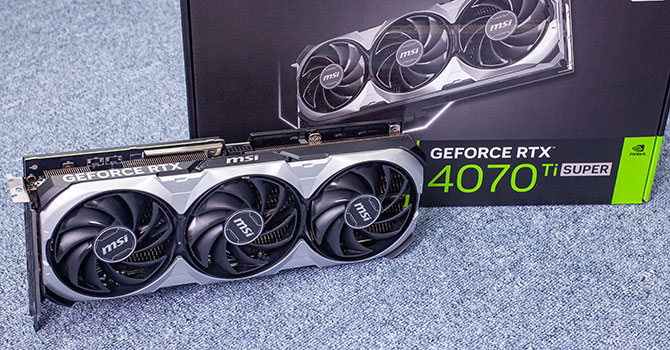 Gaming setup featuring the RTX 4070 Ti SUPER
