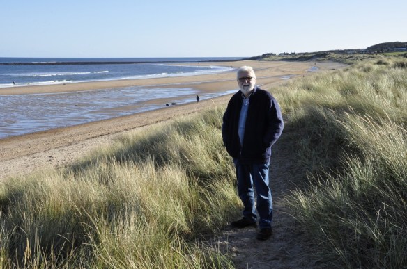 Sea coal on Druridge Bay, Northumberland