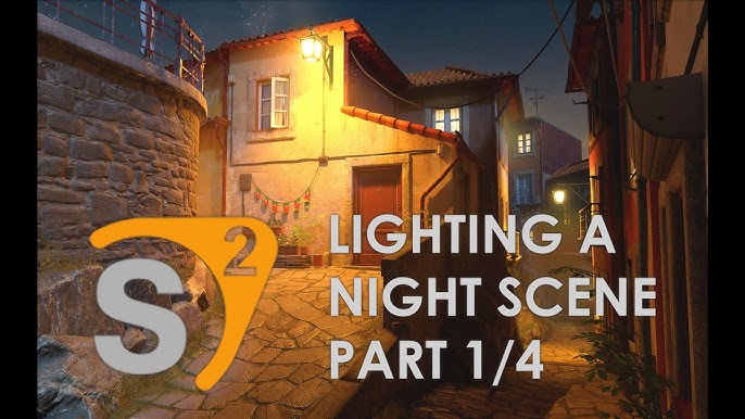 A screenshot of the Hammer editor interface, specifically highlighting the improved lightmap baking tools in Source 2. The image should show the settings and options available for configuring lightmap resolution, quality, and other parameters. The baked lighting results should be visible in the viewport, demonstrating realistic shadows and light distribution.