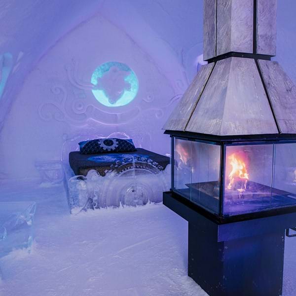 Exterior of the Ice Hotel