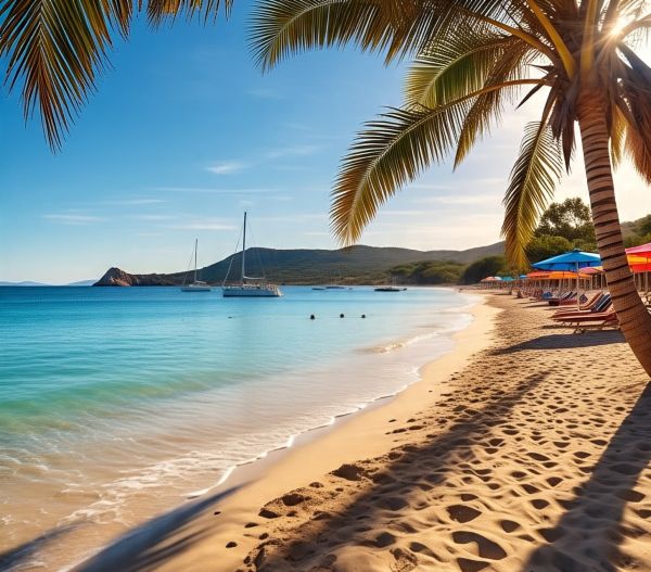 A variety of colorful starfish and other marine life populating the tide pools at Cannon Beach, Oregon
