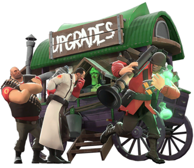 Team Fortress 2 Scream Fortress VI event screenshot, in-game scene, Halloween-themed map, eerie lighting, players wearing event-exclusive cosmetics, capture the atmosphere, wide shot, high resolution.