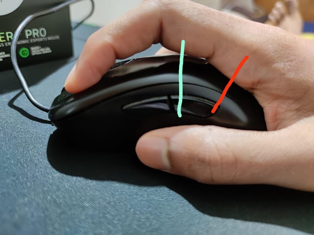 A gamer setting up their equipment before a gaming tournament.